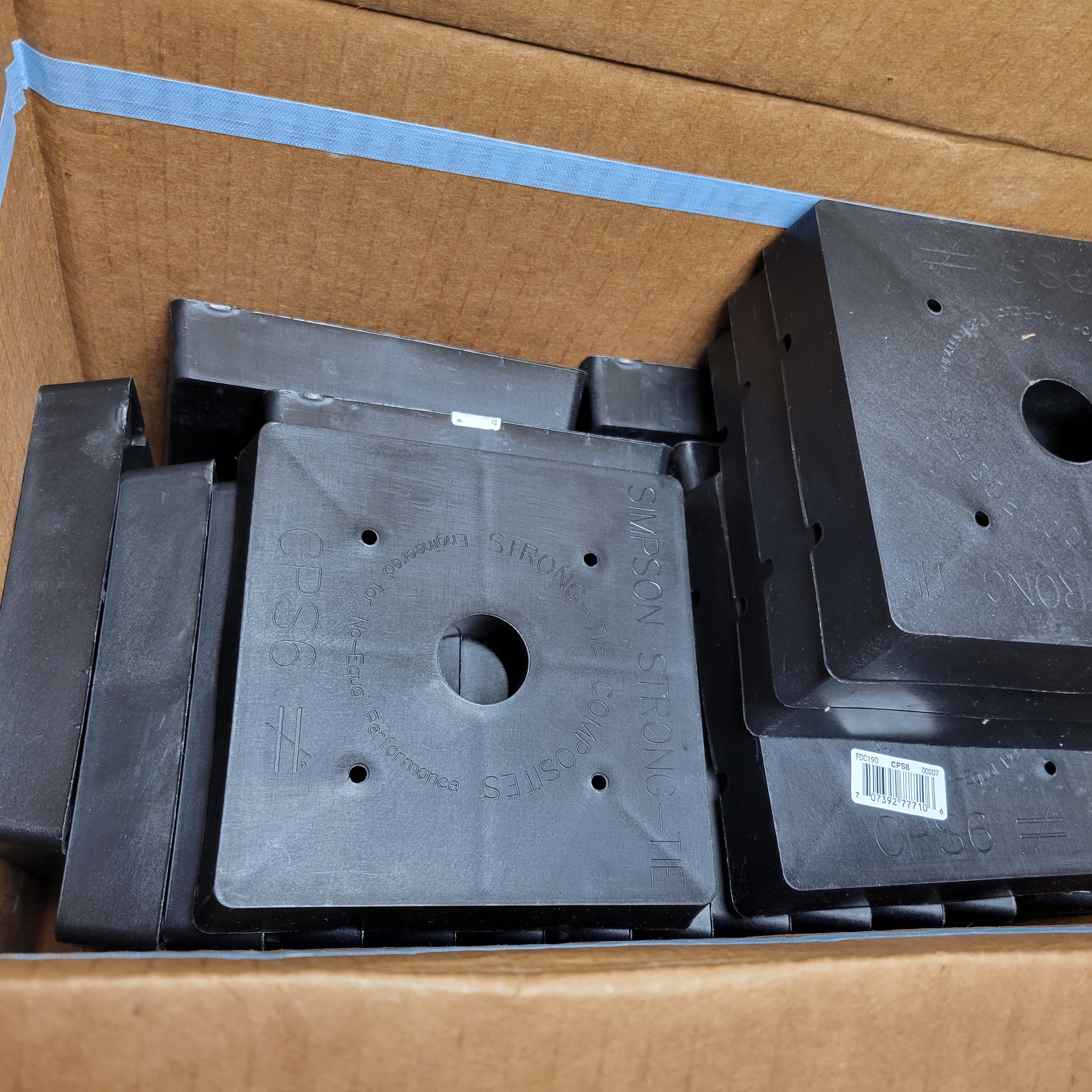 (25) Simpson Strong-Tie CPS Composite Plastic Standoff for 6x6 Nominal Lumber (7945757393134)